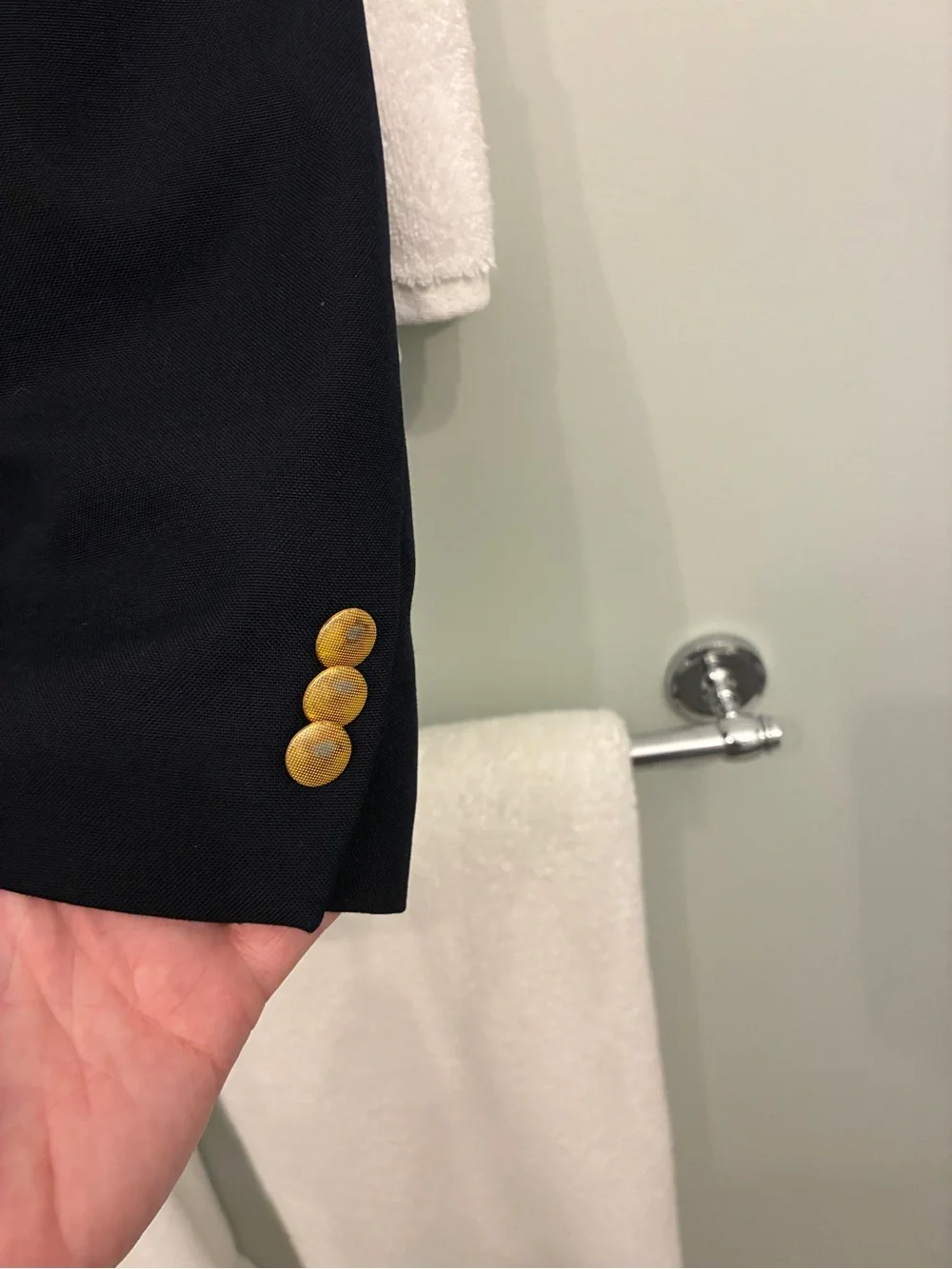 Lands' End Youth Dark Navy Sport Coat - Two-Button Blazer